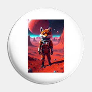 Galactic Fox Explorer Pin