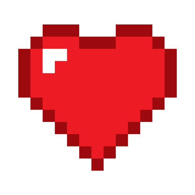 Pixel Heart by Fun-E-Shirts