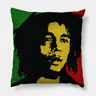 One Love Rastaman Patch Pillow