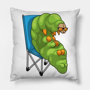 Caterpillar Beach Chair Pillow