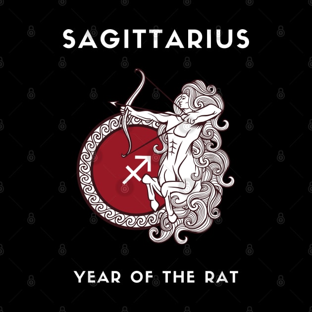 SAGITTARIUS / Year of the RAT by KadyMageInk