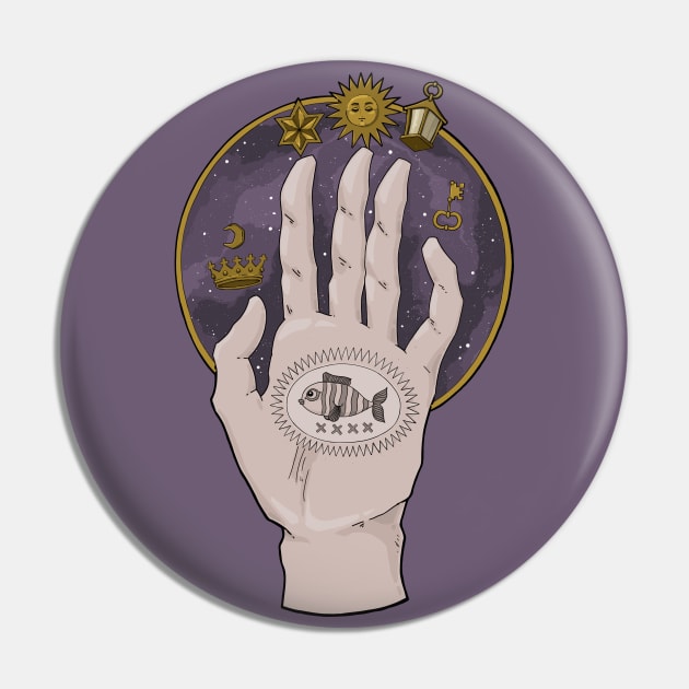 Palmistry Pin by Newcoatofpaint