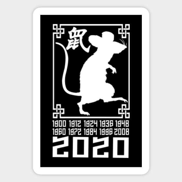 2020 Year Of The Rat Chinese Animal Zodiac Lucky Fortune Year Of