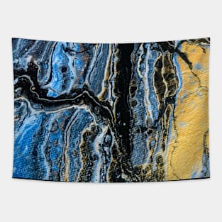 Black road Tapestry