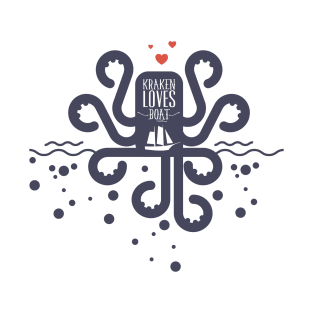 Kraken love boat T-Shirt