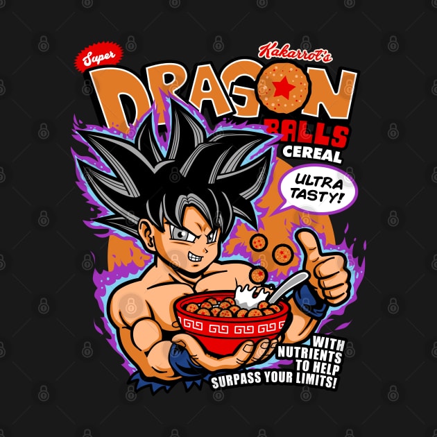 Funny Cute Japanese Dragon Anime Manga Breakfast Cereal by BoggsNicolas