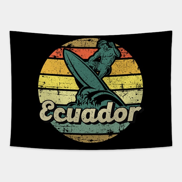 Ecuador surf Tapestry by SerenityByAlex