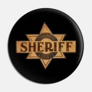 SUMBITCH JUSTICE SHERIFF LOGO Pin