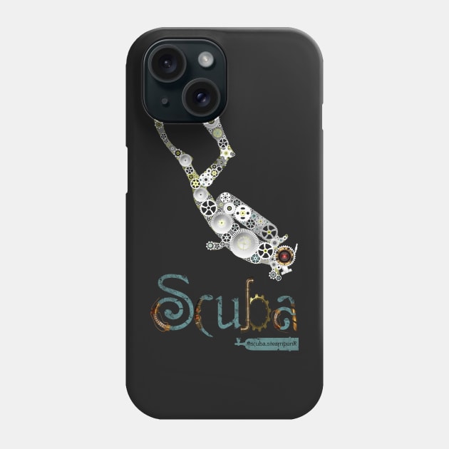 SCUBA Diving - Original SteamPunk Design Phone Case by norules