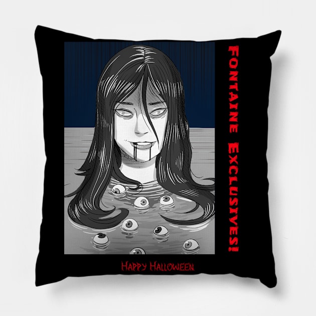 Fontaine Exclusives Ghoul Women #33 Pillow by Fontaine Exclusives