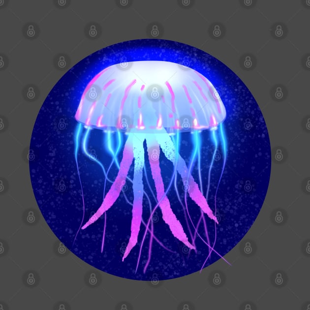 Glowing Jellyfish by Summerdsgn