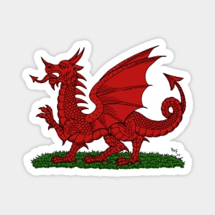 Red Dragon of Wales Magnet