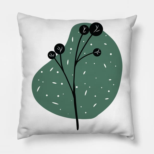 simple flower design Pillow by viovi
