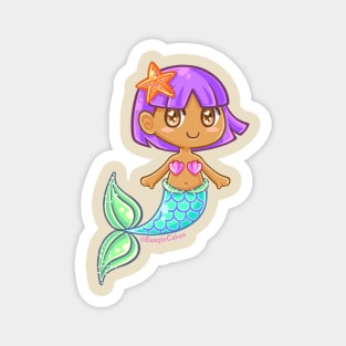 Mermaid Princess - Purple Magnet