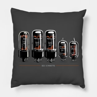 5E3 tube amp in vintage style Pillow