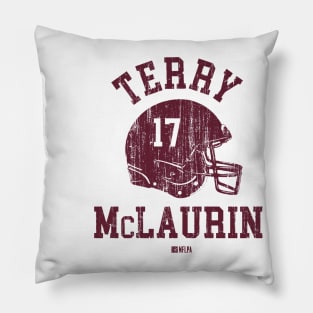 Terry McLaurin Washington Helmet Font Pillow