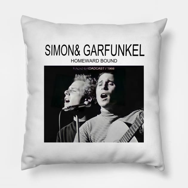 Simon & garfunkel Pillow by unnatural podcast