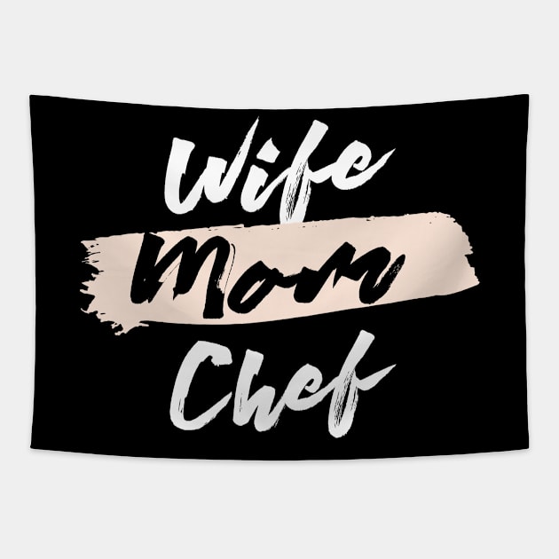 Cute Wife Mom Chef Gift Idea Tapestry by BetterManufaktur