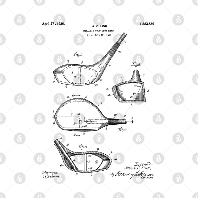 Golf Ball Patent - Golfer Art - Antique by patentpress