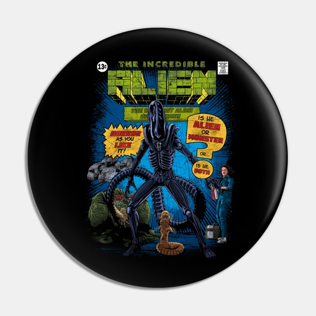 The Incredible Alien Pin by Angel_Rotten