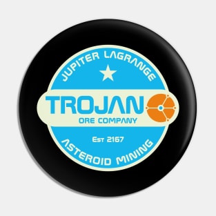 Trojan Asteroid Mining Company Pin