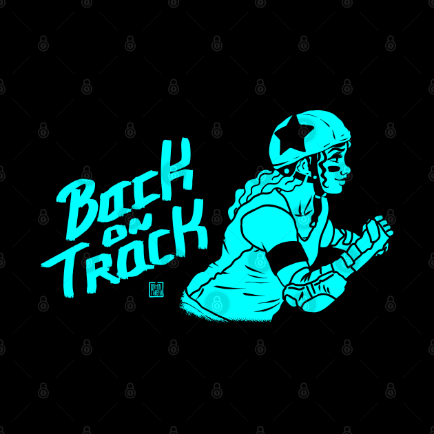 Back on Track - Roller Derby Shirt IV by Mike-EL