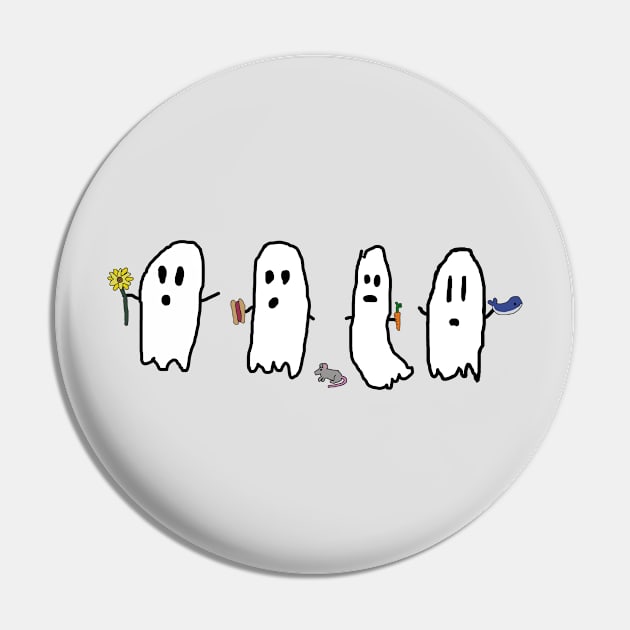 Under the Rug Ghosts Pin by The Dactyl