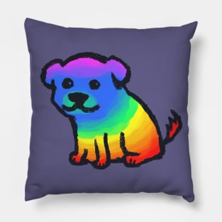 Rainbow Dog Pillow