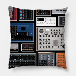 Synthesizer Fan Collection Pillow