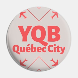 YQB airport code Canada 4102021 Pin