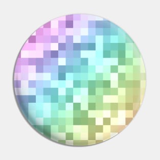 Rainbow Pixel pattern Pin