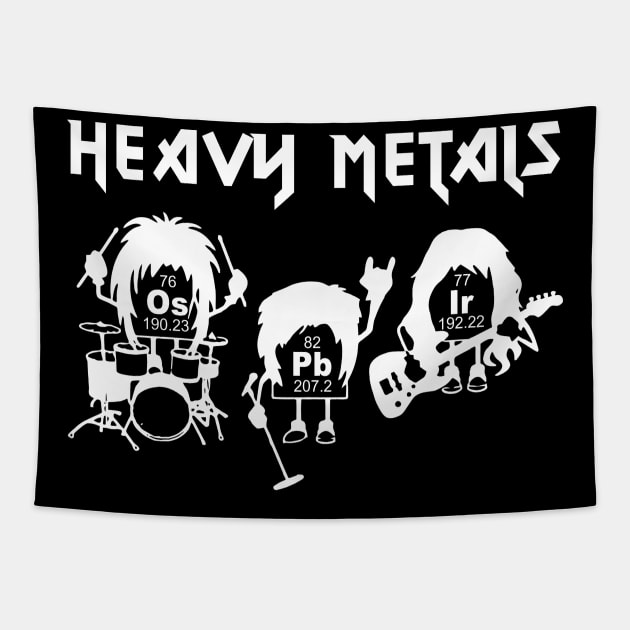 Heavy Metals Tapestry by chrispmackintosh