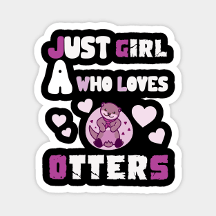 Otter gifts for otter lovers ,her Otter half Magnet