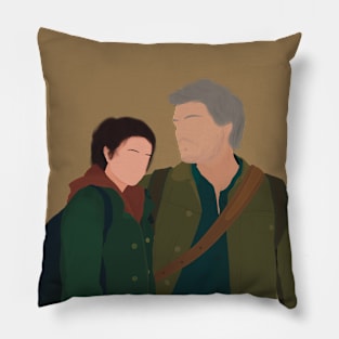 The Last of Us© Show Joel and Ellie Pedro and Bella Fan Art Pillow