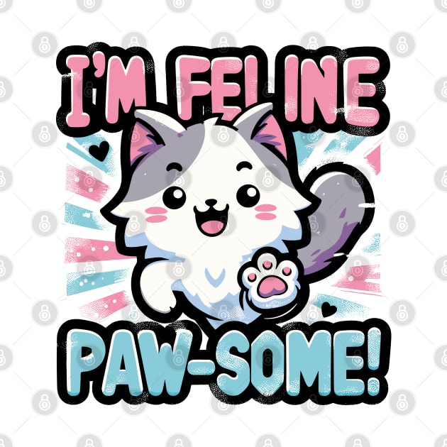 I'm Feline Pawsome by Cutetopia
