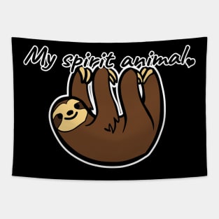 My spirit animal is a sloth Tapestry