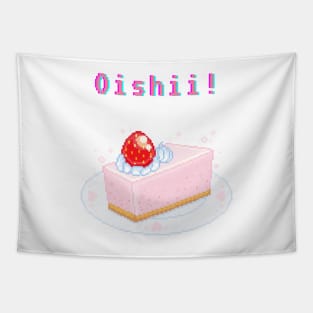 Kawaii Pixel Oishii Dream Dessert (strawberry mousse) Tapestry