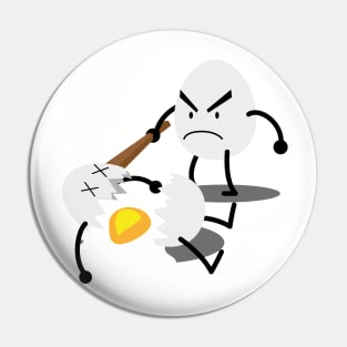 Crashed egg Pin