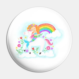 Unicorns, Mermaids and Rainbows...Oh my! Pin