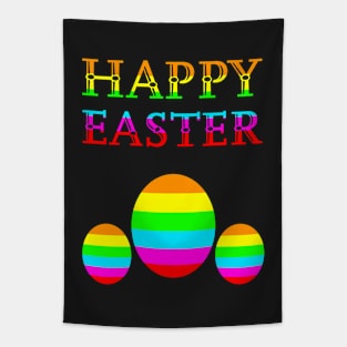 Rainbow Easter Eggs Tapestry