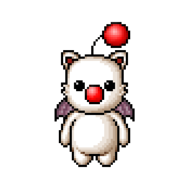 Pixelart Moogle by PixelKnight