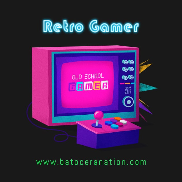 Retro Gamer Logo 6 by Batocera Nation by Batocera Nation