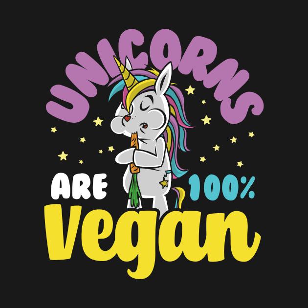 Unicorns Are Vegan by thingsandthings