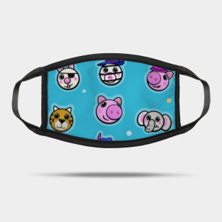 Roblox Piggy Masks Teepublic - roblox piggy mask in real life