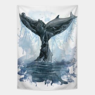 Whale Tail Tapestry