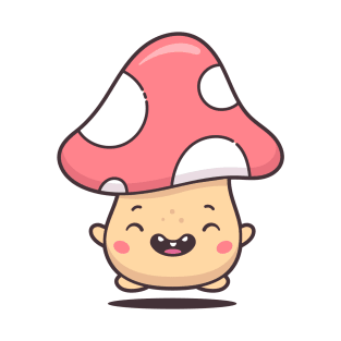 Kawaii Mushroom T-Shirt