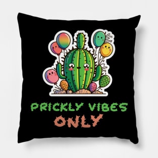 opuntia prickly vibes only Pillow