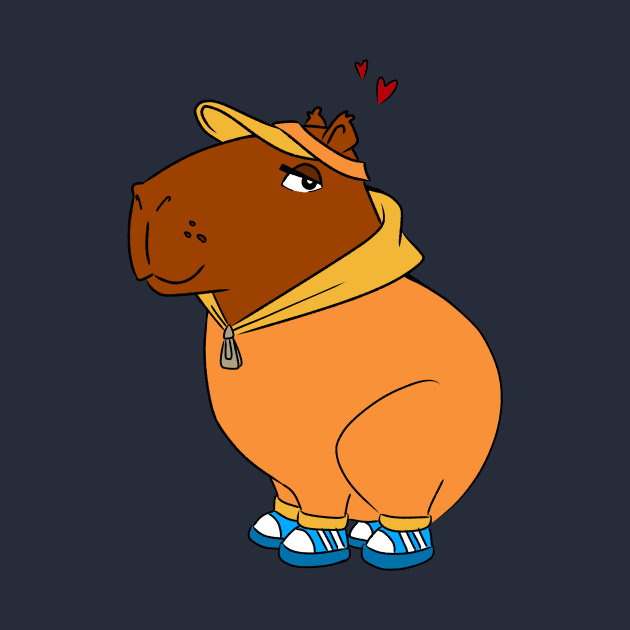 Sporty Capybara by Mingo Kiddo