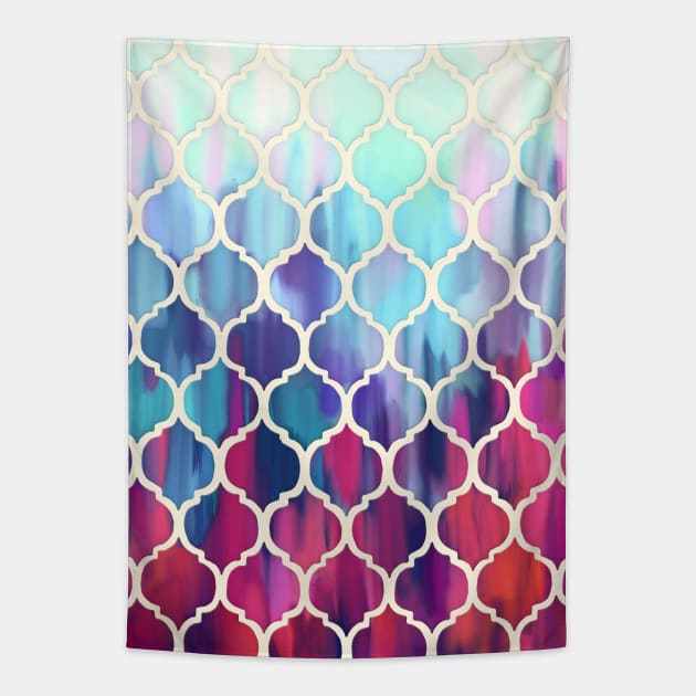 Moroccan Meltdown Tapestry by micklyn