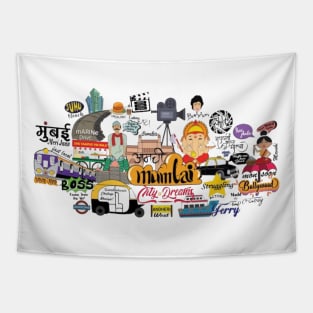 Mumbai City l Indian city l Desi l Bollywood Tapestry